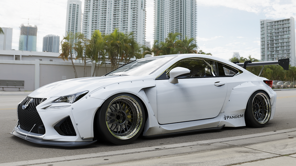 Ym Model 1:64 Lexus RCF rocket rabbit PANDEM car model