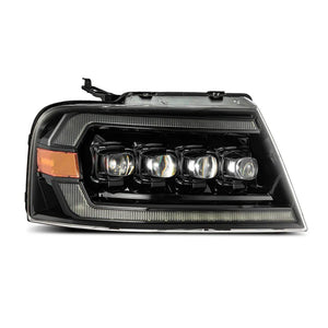 04-08 Ford F150 / 06-08 Lincoln Mark LT NOVA-Series LED Projector Headlights Alpha-Black