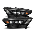 15-17 Ford Mustang/18-20 Mustang Shelby GT350/GT500 NOVA-Series LED Projector Headlights Black/ Alpha Black