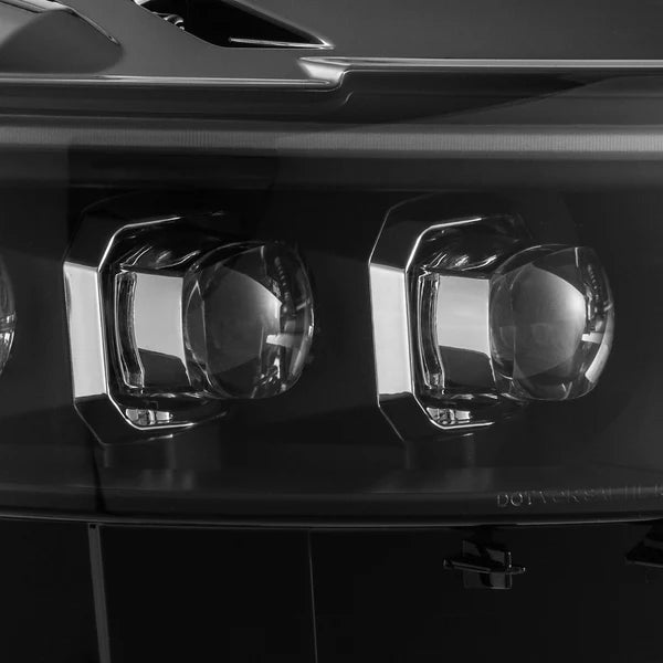 15-17 Ford Mustang/18-20 Mustang Shelby GT350/GT500 NOVA-Series LED Projector Headlights Black/ Alpha Black