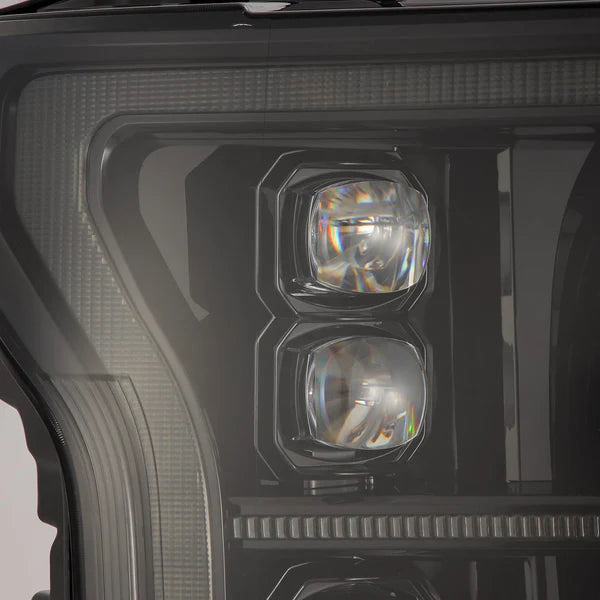 18-20 Ford F150 (MK II 14th Gen Style) NOVA-Series LED Projector Headlights Black/ Alpha-Black