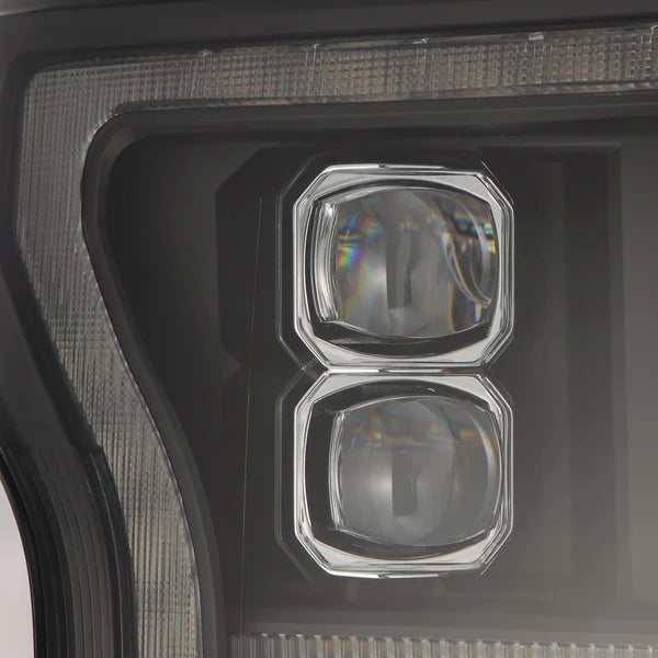 18-20 Ford F150 (MK II 14th Gen Style) NOVA-Series LED Projector Headlights Black/ Alpha-Black