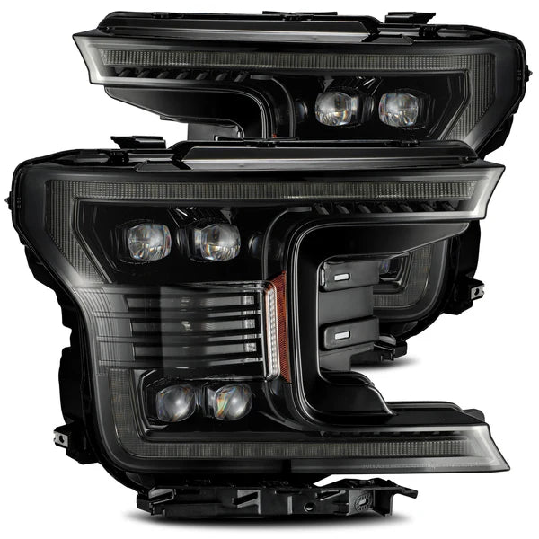 18-20 Ford F150 NOVA-Series LED Projector Headlights Black/ Alpha-Black