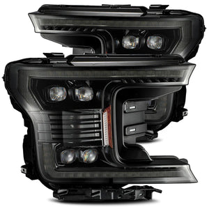 18-20 Ford F150 NOVA-Series LED Projector Headlights Black/ Alpha-Black