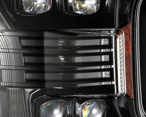 18-20 Ford F150 NOVA-Series LED Projector Headlights Black/ Alpha-Black
