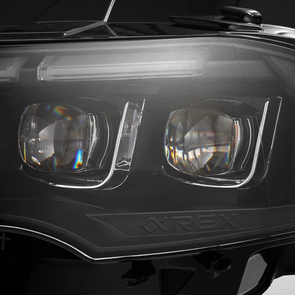 18-23 Ford Mustang MK II NOVA-Series LED Projector Headlights Black/ Alpha Black