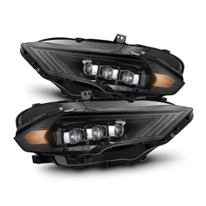18-23 Ford Mustang NOVA-Series LED Projector Headlights Black/ Alpha Black