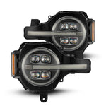 21-25 Ford Bronco /22-25 Ford Bronco Raptor NOVA-Series LED Projector Headlights Black/ Alpha-black