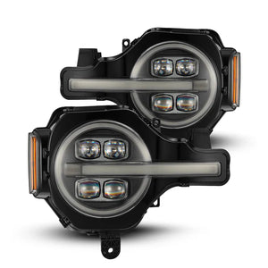 21-25 Ford Bronco /22-25 Ford Bronco Raptor NOVA-Series LED Projector Headlights Black/ Alpha-black