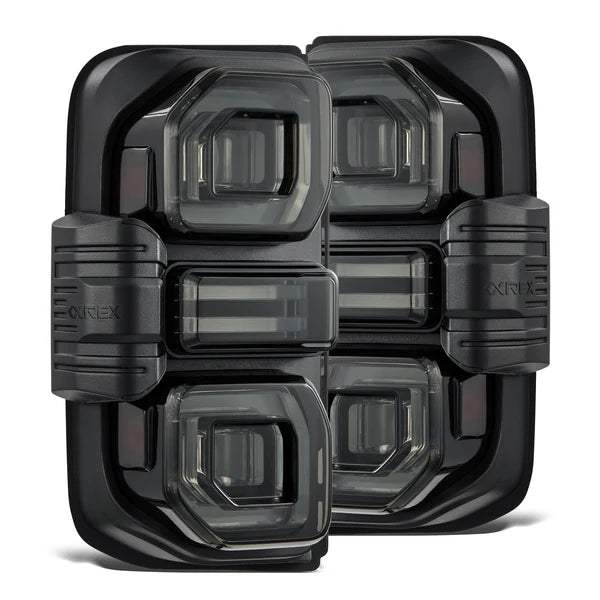 21-25 Ford Bronco NOVA-Series Prismatic LED Tail Lights Black/ Alpha-Black