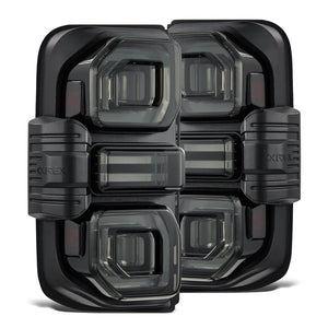 21-25 Ford Bronco NOVA-Series Prismatic LED Tail Lights Black/ Alpha-Black