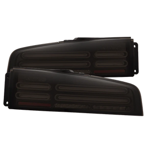 23-25 Nissan Z Quad-Loop Style NOVA-Series Prismatic LED Tail Lights Black/Alpha Black