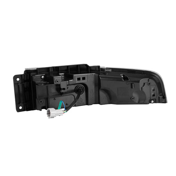 23-25 Nissan Z Quad-Loop Style NOVA-Series Prismatic LED Tail Lights Black/Alpha Black