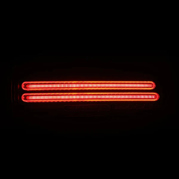 23-25 Nissan Z Twin-Loop Style NOVA-Series Prismatic LED Tail Lights Black/Alpha Black