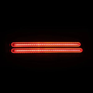 23-25 Nissan Z Twin-Loop Style NOVA-Series Prismatic LED Tail Lights Black/Alpha Black