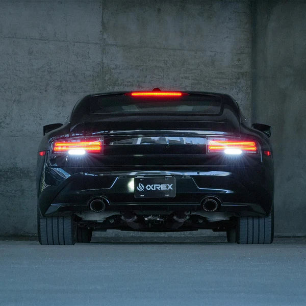 23-25 Nissan Z Twin-Loop Style NOVA-Series Prismatic LED Tail Lights Black/Alpha Black