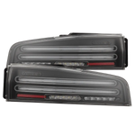 23-25 Nissan Z Twin-Loop Style NOVA-Series Prismatic LED Tail Lights Black/Alpha Black