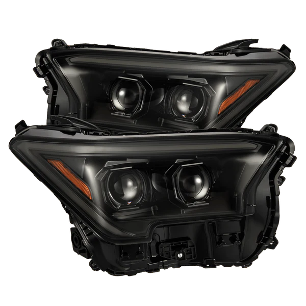 24-up Toyota Tacoma LUXX-Series LED Projector Headlights Alpha-Black