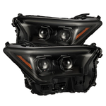 24-up Toyota Tacoma LUXX-Series LED Projector Headlights Alpha-Black