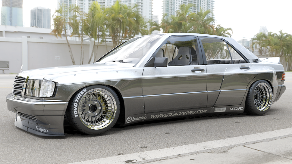 Pandem  Mercedes Benz  190E W201