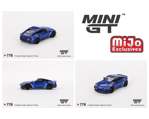 Mini GT 1:64 Nissan Z Pandem – Seiran Blue – Mijo Exclusives