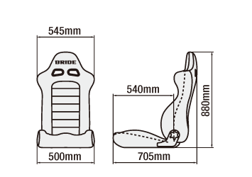 BRIDE EUROSTERII CRUZ Reclining Bucket Seat