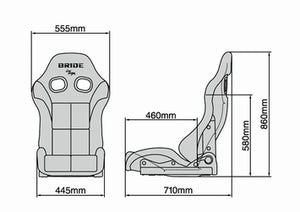 BRIDE STRADIA III Reclining Bucket Seat