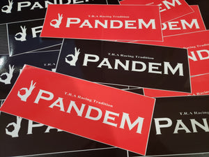 Pandem Stickers 3" x 8"