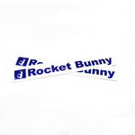 Rocket Bunny Stickers - 25cm x  3.5cm (available in different colors)